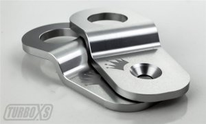 Subaru WRX STI Radiator Stay - Turbo XS - Billet Aluminum - Silver - `15-`16